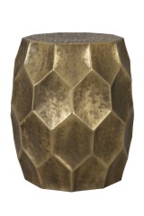 SIDE TABLE HEXA ANTIQUE GOLD     - CAFE, SIDE TABLES
